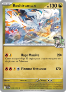 Carte Pokémon Reshiram de N 116/159 Holographique Aventures Ensemble