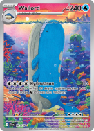 Carte Pokémon Wailord 162/159 AR Aventures Ensemble