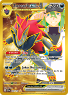 Carte Pokémon Zoroark-ex de N 189/159 Gold Aventures Ensemble