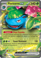 Carte Pokémon Florizarre-ex 001/142 Double rare Couronne Stellaire