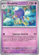 Carte Pokémon Grodrive 061/142 Peu commune Couronne Stellaire
