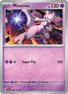 Carte Pokémon Mewtwo 059/142 Peu commune Couronne Stellaire