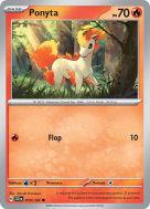Carte Pokémon Ponyta 019/142 Commune Couronne Stellaire