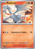 Carte Pokémon Reshiram 022/142 Peu commune Couronne Stellaire