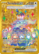 Carte Pokémon Terapagos-ex 173/142 Gold Couronne Stellaire