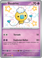Carte Pokémon Baudrive 155/091 Shiny Destinées de Paldea