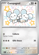 Carte Pokémon Compagnol 209/091 Shiny Destinées de Paldea