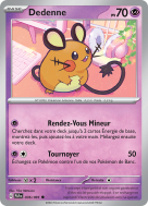 Carte Pokémon Dedenne 036/091 Commune Destinées de Paldea