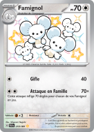 Carte Pokémon Famignol 210/091 Shiny Destinées de Paldea