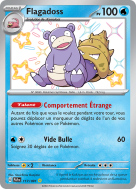 Carte Pokémon Flagadoss 117/091 Shiny Destinées de Paldea