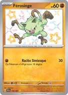 Carte Pokémon Férosinge 169/091 Shiny Destinées de Paldea