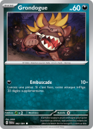 Carte Pokémon Grondogue 062/091 Commune Destinées de Paldea