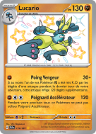 Carte Pokémon Lucario 174/091 Shiny Destinées de Paldea