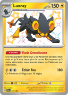 Carte Pokémon Luxray 137/091 Shiny Destinées de Paldea