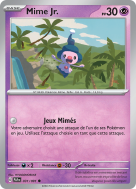 Carte Pokémon Mime Jr. 031/091 Commune Destinées de Paldea