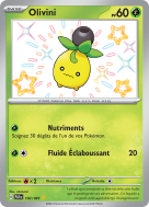 Carte Pokémon Olivini 102/091 Shiny Destinées de Paldea