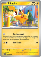 Carte Pokémon Pikachu 018/091 Commune Destinées de Paldea