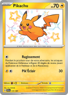 Carte Pokémon Pikachu 131/091 Shiny Destinées de Paldea