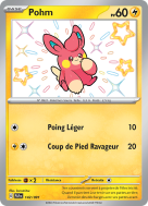 Carte Pokémon Pohm 142/091 Shiny Destinées de Paldea