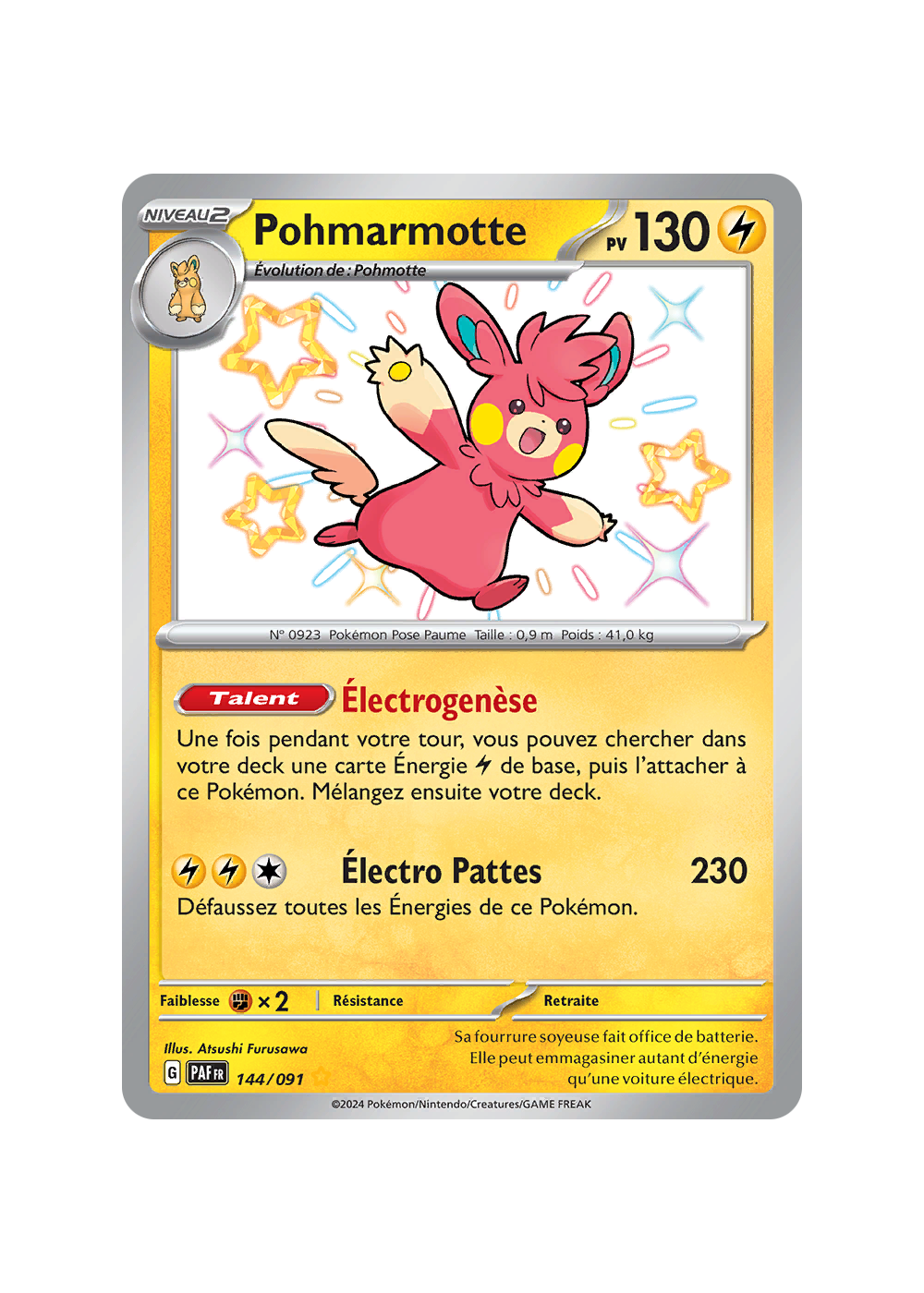 Card Collection® Pohm 142/091 Shiny Rare (SYR) – Écarlate Et Violet 4.5 Destinées De Paldea – Carte Pokémon Neuve Et Authentique