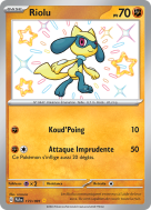 Carte Pokémon Riolu 173/091 Shiny Destinées de Paldea
