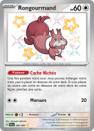 Carte Pokémon Rongourmand 205/091 Shiny Destinées de Paldea