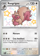 Carte Pokémon Rongrigou 206/091 Shiny Destinées de Paldea