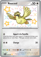 Carte Pokémon Roucool 196/091 Shiny Destinées de Paldea
