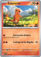 Carte Pokémon Salamèche 007/091 Commune Destinées de Paldea