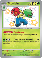 Carte Pokémon Scovilain 107/091 Shiny Destinées de Paldea