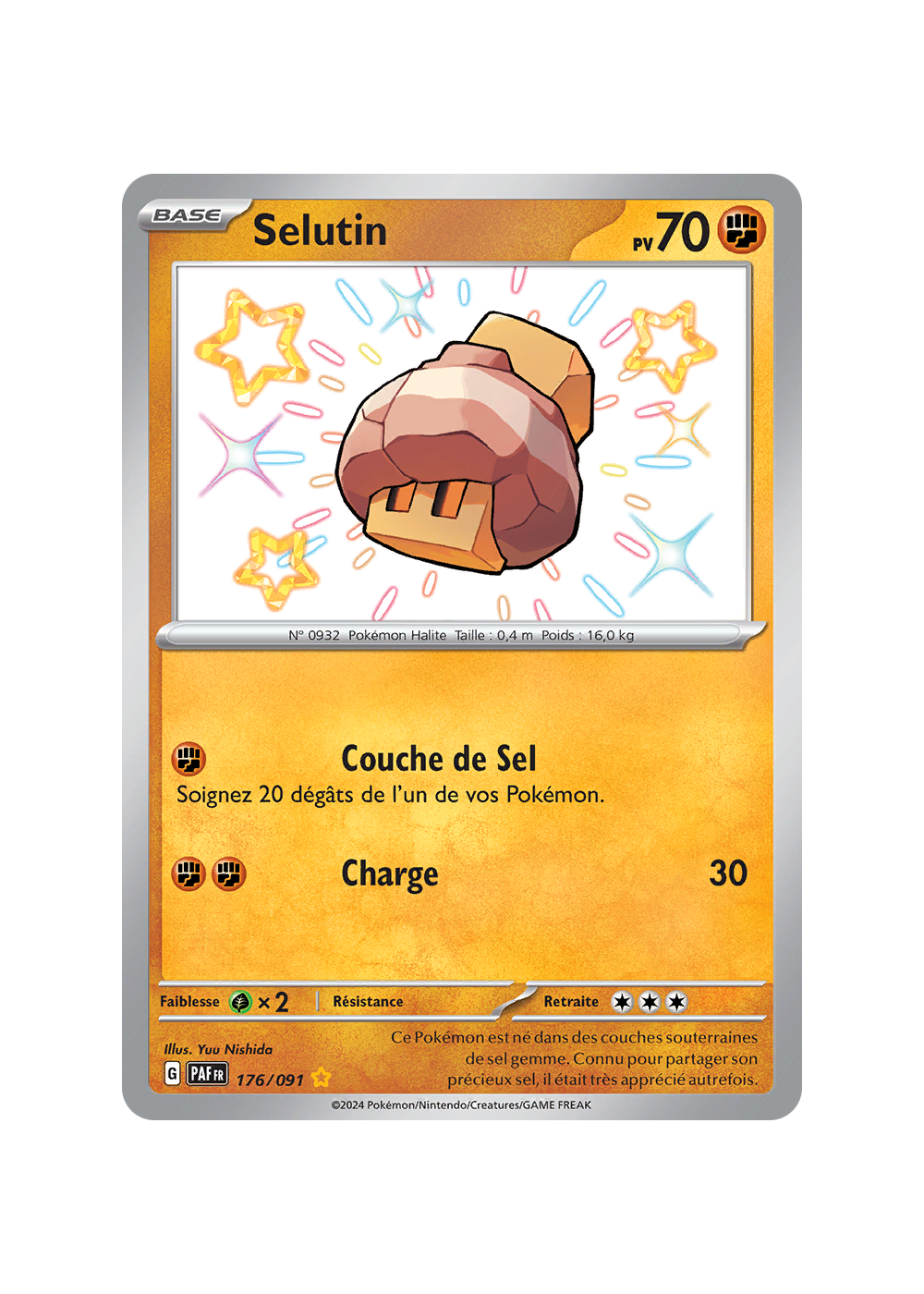 Carte Pokémon Salarsen 141/091 Shiny Destinées de Paldea