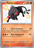 Carte Pokémon Tauros de Paldea 111/091 Shiny Destinées de Paldea