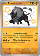 Carte Pokémon Tauros de Paldea 172/091 Shiny Destinées de Paldea