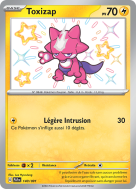 Carte Pokémon Toxizap 140/091 Shiny Destinées de Paldea