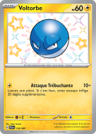 Carte Pokémon Voltorbe 133/091 Shiny Destinées de Paldea