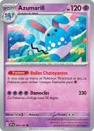 Carte Pokémon Azumarill 074/191 Peu commune Étincelles Déferlantes