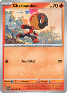 Carte Pokémon Charbambin 032/191 Commune Étincelles Déferlantes