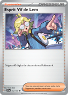 Carte Pokémon Esprit Vif de Lem 167/191 Peu commune Étincelles Déferlantes