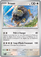 Carte Pokémon Frison 151/191 Commune Étincelles Déferlantes