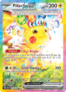 Carte Pokémon Pikachu-ex 238/191 Alternative Étincelles Déferlantes