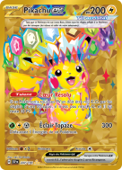 Carte Pokémon Pikachu-ex 247/191 Gold Étincelles Déferlantes