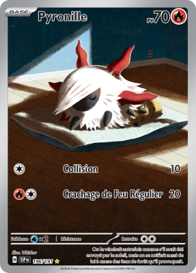 Carte Pokémon Pyronille 196/191 AR Étincelles Déferlantes