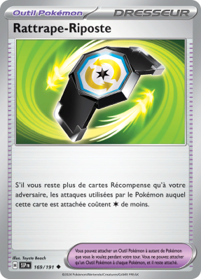 Carte Pokémon Rattrape-Riposte 169/191 Peu commune Étincelles Déferlantes