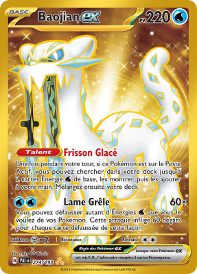 Carte Pokémon Baojian-ex 274/193 Gold Évolutions à Paldea