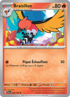 Carte Pokémon Braisillon 029/193 Peu commune Évolutions à Paldea