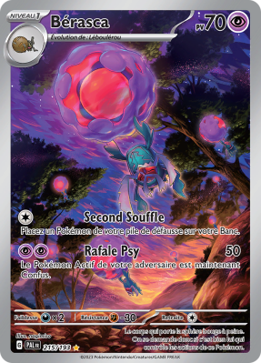 Carte Pokémon Bérasca 215/193 AR Évolutions à Paldea