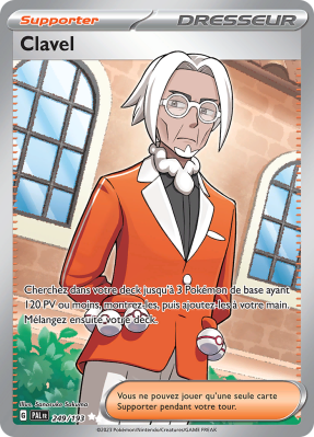 Carte Pokémon Clavel 249/193 Ultra Rare Évolutions à Paldea