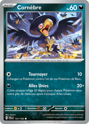 Carte Pokémon Cornèbre 131/193 Commune Évolutions à Paldea