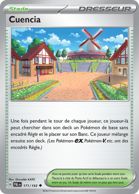 Carte Pokémon Cuencia 171/193 Peu commune Évolutions à Paldea