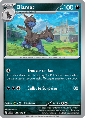 Carte Pokémon Diamat 139/193 Peu commune Évolutions à Paldea
